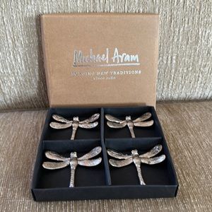 Michael Aram knife rests.